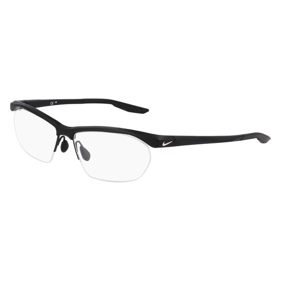 New NIKE NK-7401 001 Matte Black Eyeglasses 58/15/145 - Picture 1 of 4